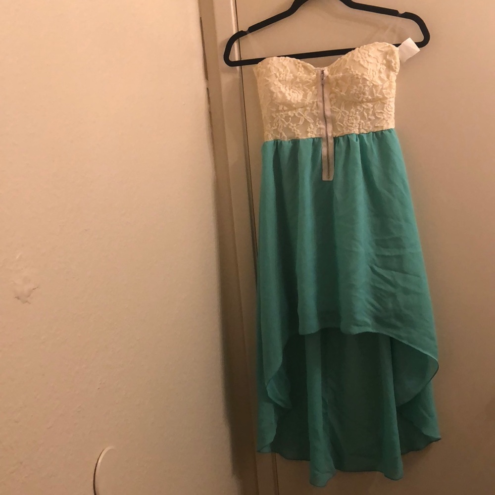 High low junior dress